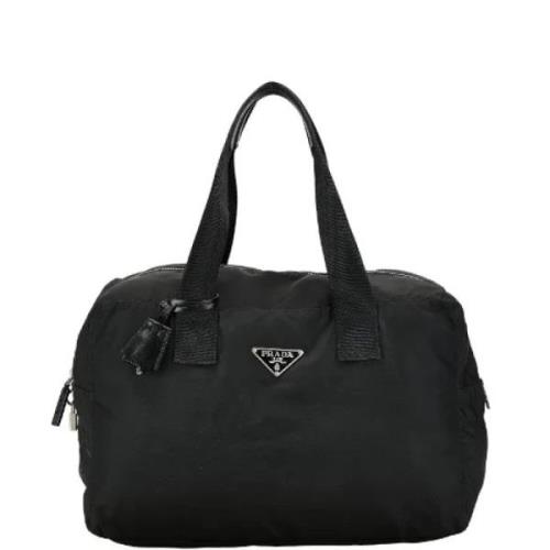 Pre-owned Canvas handbags Prada Vintage , Black , Dames