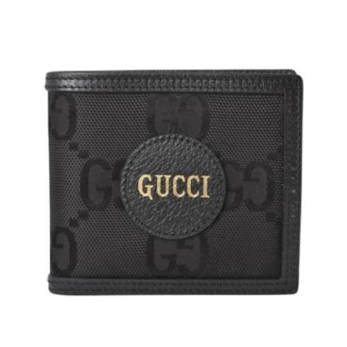 Pre-owned Leather wallets Gucci Vintage , Black , Heren