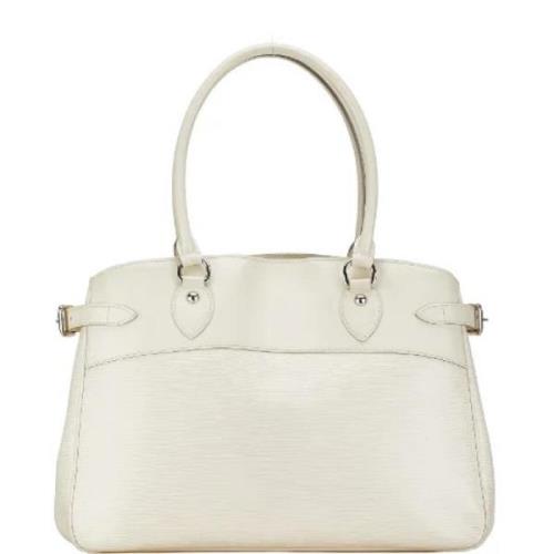 Pre-owned Leather louis-vuitton-bags Louis Vuitton Vintage , White , D...