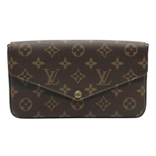 Pre-owned Canvas louis-vuitton-bags Louis Vuitton Vintage , Brown , Da...