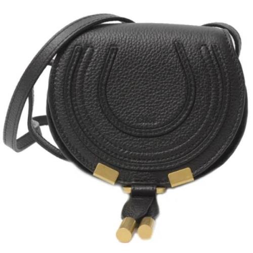 Pre-owned Leather shoulder-bags Chloé Pre-owned , Black , Dames