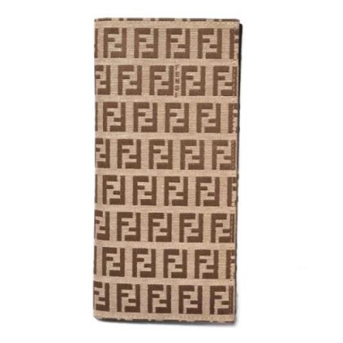 Pre-owned Canvas wallets Fendi Vintage , Brown , Heren