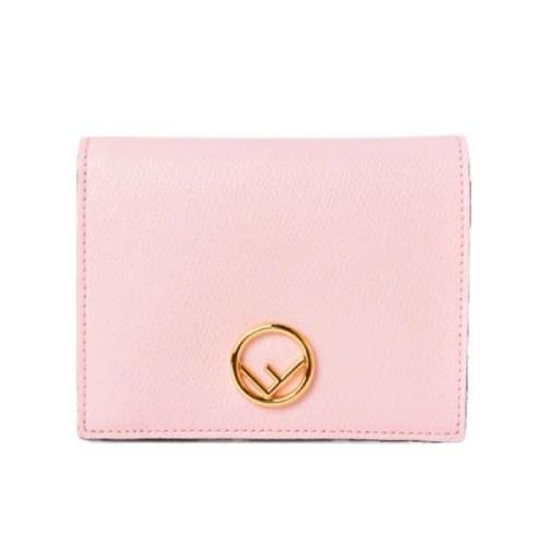 Pre-owned Leather wallets Fendi Vintage , Pink , Dames