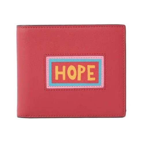 Pre-owned Leather wallets Fendi Vintage , Red , Dames