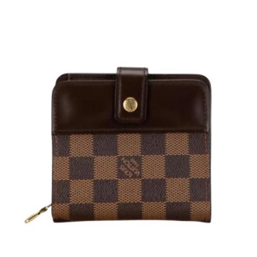 Pre-owned Canvas wallets Louis Vuitton Vintage , Brown , Dames