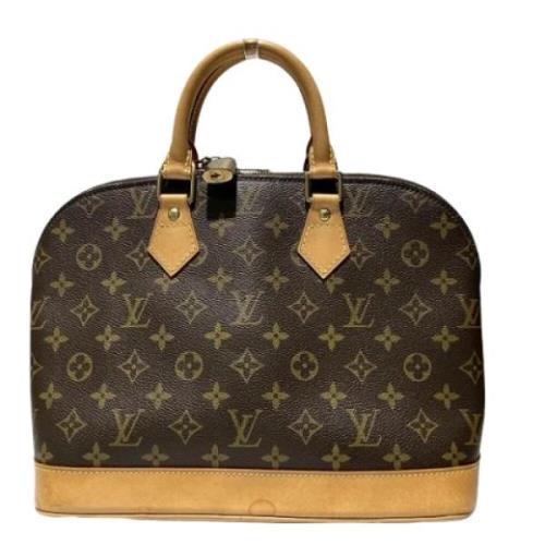 Pre-owned Canvas louis-vuitton-bags Louis Vuitton Vintage , Brown , Da...