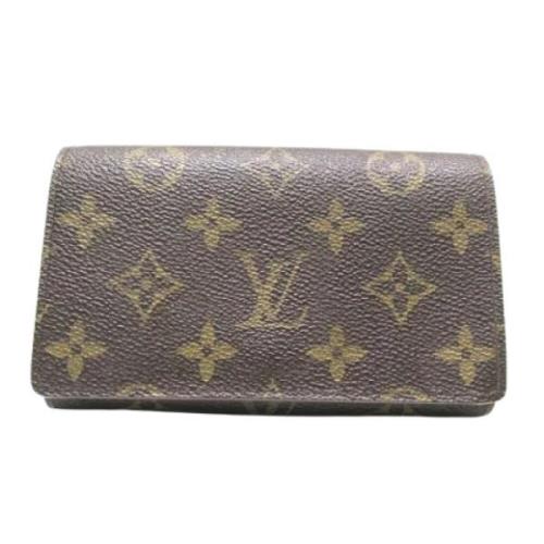 Pre-owned Canvas wallets Louis Vuitton Vintage , Brown , Heren