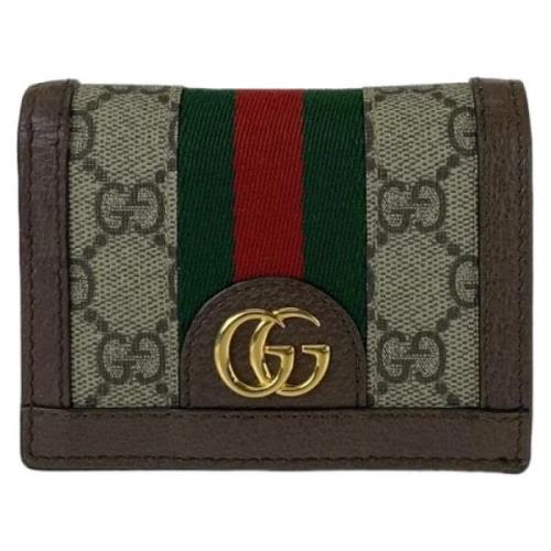 Pre-owned Canvas wallets Gucci Vintage , Brown , Heren