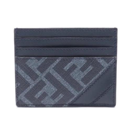 Pre-owned Canvas wallets Fendi Vintage , Blue , Heren