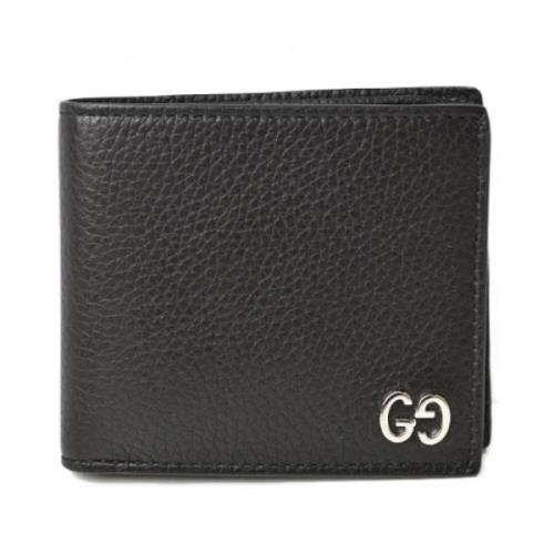 Pre-owned Leather wallets Gucci Vintage , Black , Dames