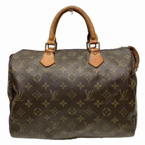 Pre-owned Canvas louis-vuitton-bags Louis Vuitton Vintage , Brown , Da...