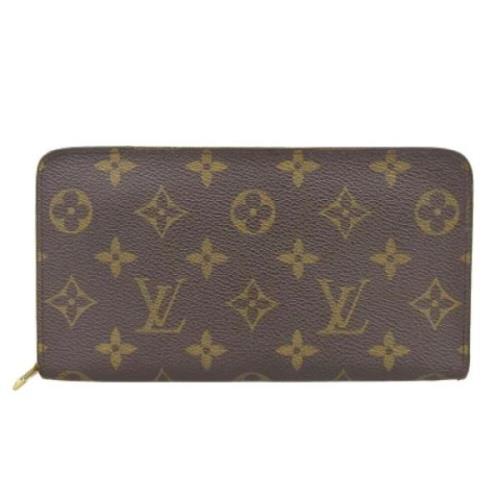 Pre-owned Canvas wallets Louis Vuitton Vintage , Brown , Dames