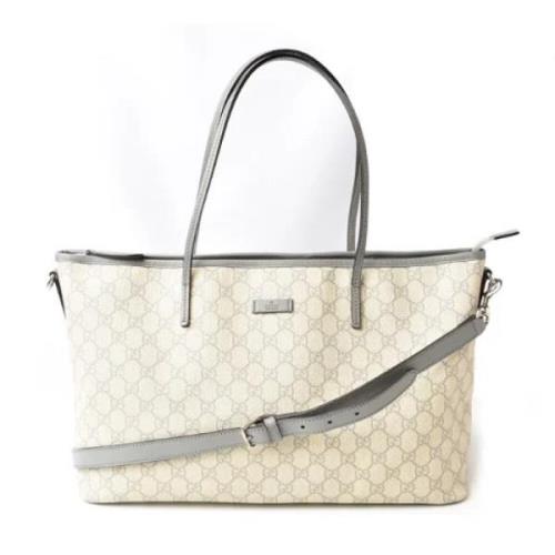 Pre-owned Canvas gucci-bags Gucci Vintage , Beige , Dames