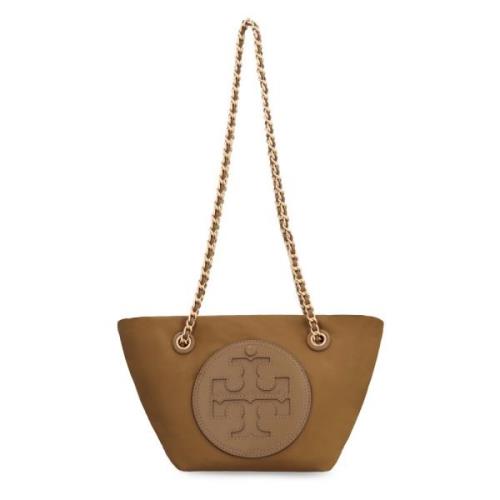 Kleine Nylon Messenger Tas Tory Burch , Brown , Dames