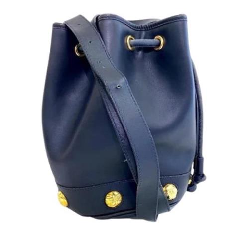 Pre-owned Leather shoulder-bags Salvatore Ferragamo Pre-owned , Blue ,...