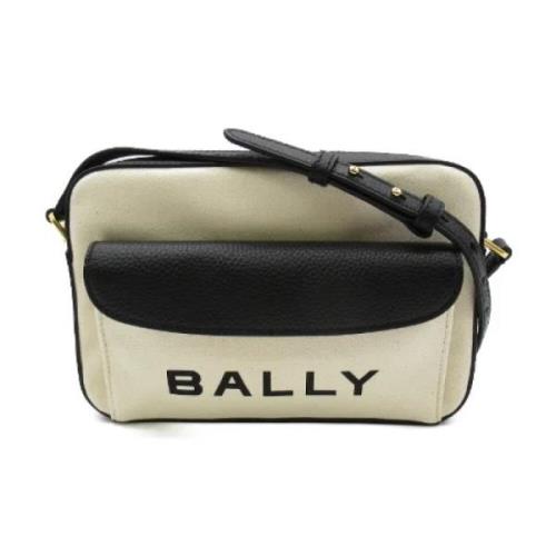 Pre-owned Canvas shoulder-bags Bally Pre-owned , White , Dames