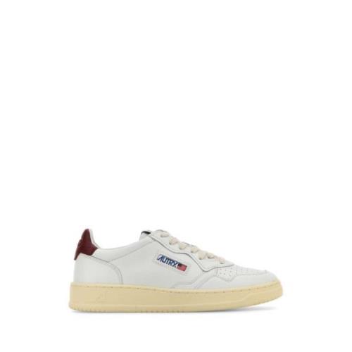 Witte Leren Medalist Sneakers Autry , White , Heren