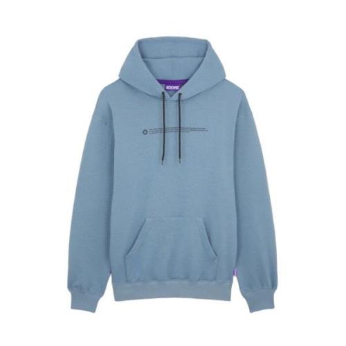 Outline Logo Hoodie Octopus , Blue , Heren