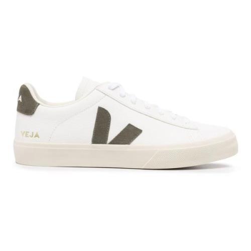 Witte Leren Sneakers Materialen Veja , White , Heren