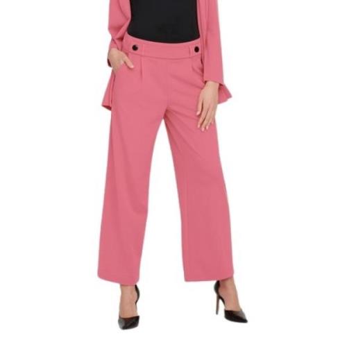 Stijlvolle Lange Broek voor Vrouwen Jacqueline de Yong , Pink , Dames