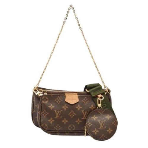 Pre-owned Canvas louis-vuitton-bags Louis Vuitton Vintage , Brown , Da...