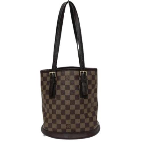 Pre-owned Canvas louis-vuitton-bags Louis Vuitton Vintage , Brown , Da...