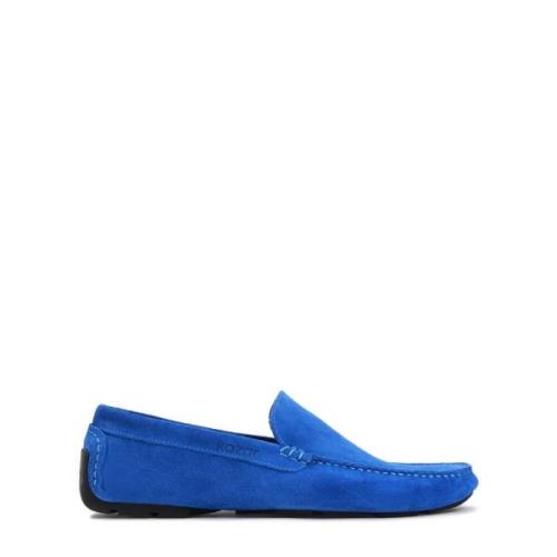 Blauwe mocassins voor heren Kazar , Blue , Heren