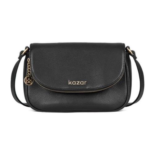 Dames zwarte tas Kazar , Black , Dames