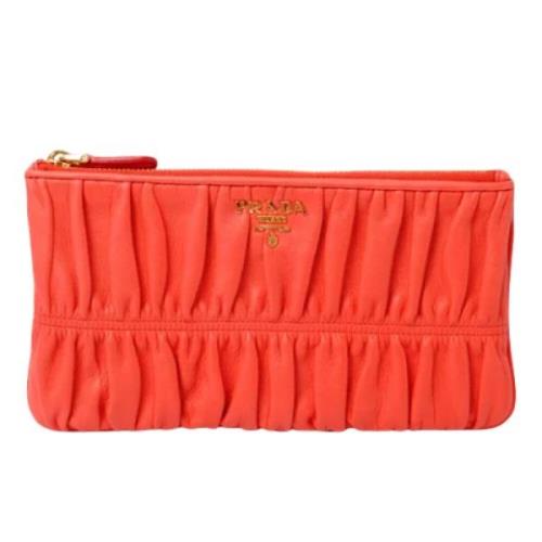 Pre-owned Leather prada-bags Prada Vintage , Orange , Dames