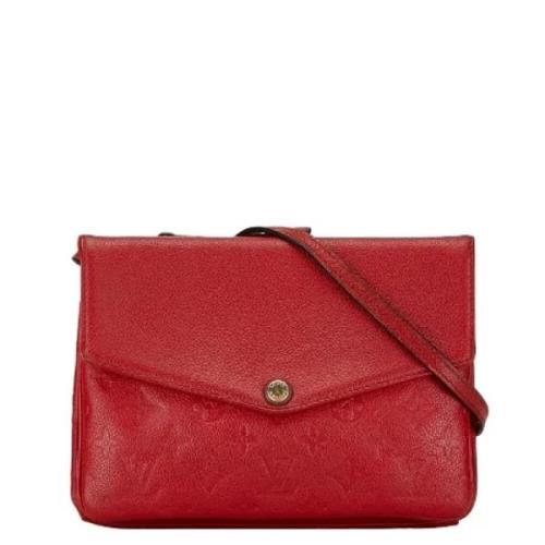 Pre-owned Leather louis-vuitton-bags Louis Vuitton Vintage , Red , Dam...