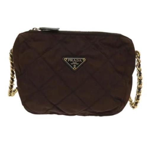 Pre-owned Fabric prada-bags Prada Vintage , Brown , Dames