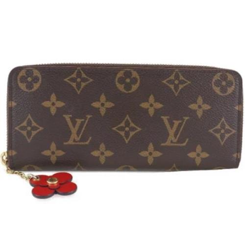 Pre-owned Canvas wallets Louis Vuitton Vintage , Brown , Dames