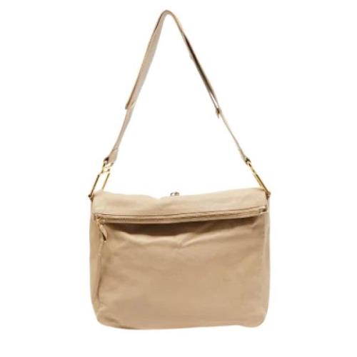 Pre-owned Leather shoulder-bags Chloé Pre-owned , Beige , Dames