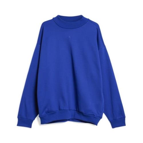 Blauwe Crew Neck Sweatshirt Adidas , Blue , Heren