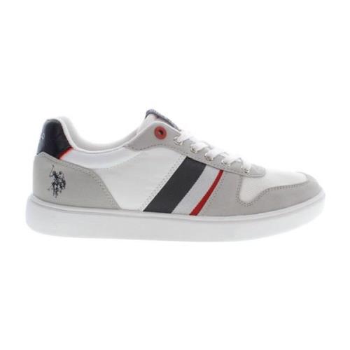 Sportieve Veterschoenen Grijs Contrast Logo U.s. Polo Assn. , Gray , H...