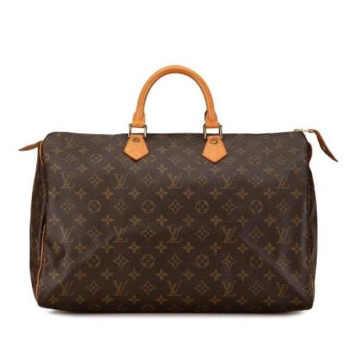 Pre-owned Canvas louis-vuitton-bags Louis Vuitton Vintage , Brown , Da...