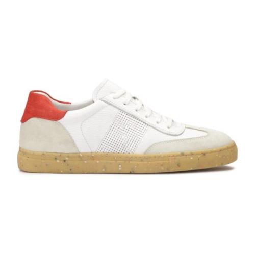 Heren sneakers van gecombineerde materialen Kazar , White , Heren