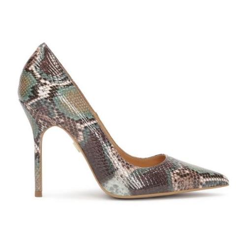 Serpentine leren hoge stilettohakken Kazar , Multicolor , Dames