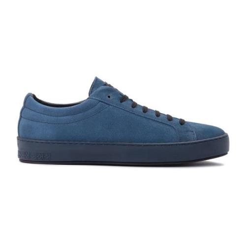 Heren marineblauwe suède schoenen Kazar , Blue , Heren