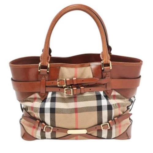 Pre-owned Canvas totes Burberry Vintage , Brown , Dames