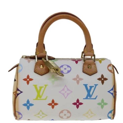 Pre-owned Canvas louis-vuitton-bags Louis Vuitton Vintage , White , Da...