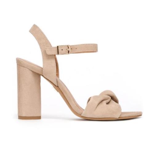 Dames beige sandalen Kazar , Beige , Dames