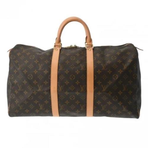 Pre-owned Canvas louis-vuitton-bags Louis Vuitton Vintage , Brown , Da...