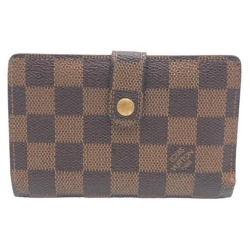 Pre-owned Canvas wallets Louis Vuitton Vintage , Brown , Dames