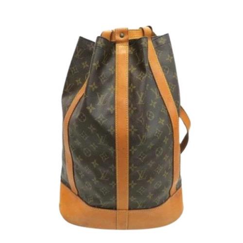 Pre-owned Canvas louis-vuitton-bags Louis Vuitton Vintage , Brown , Da...