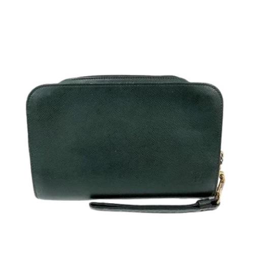 Pre-owned Leather louis-vuitton-bags Louis Vuitton Vintage , Green , D...