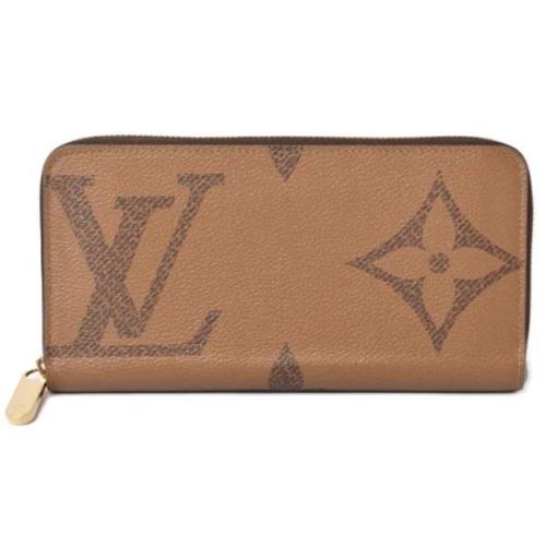 Pre-owned Canvas wallets Louis Vuitton Vintage , Brown , Dames