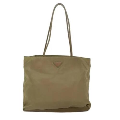 Pre-owned Canvas totes Prada Vintage , Beige , Dames