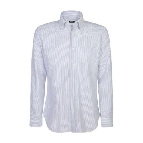 Witte Shirts voor Mannen Aw24 Barba , White , Heren