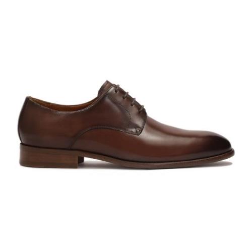 Elegante bruine derby zakelijke halfschoenen Kazar , Brown , Heren